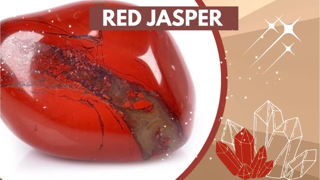 Polished red jasper