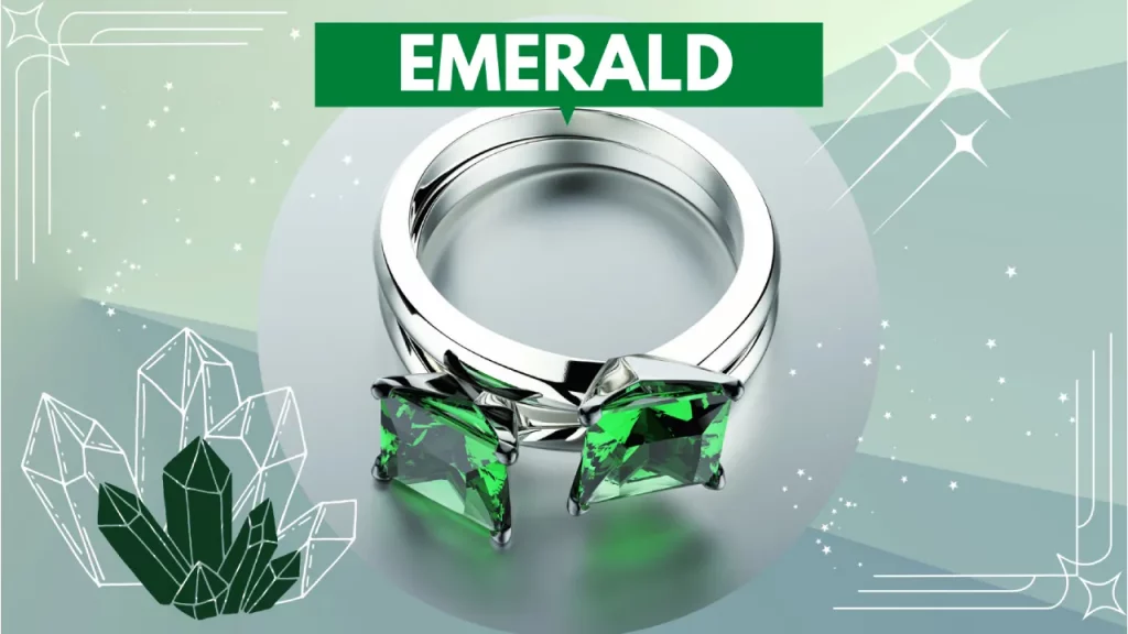 Two emerald rings