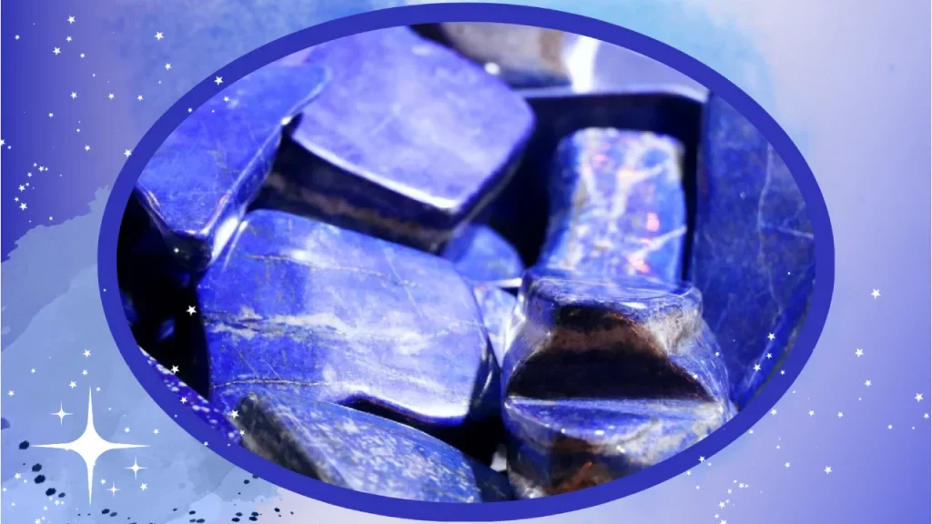 Lapis lazuli stones
